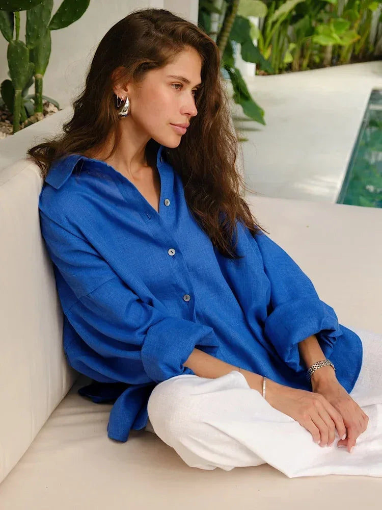 Dames Blouse Luchtig en Stijlvol Losvallend
