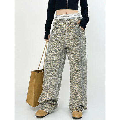 Dierenprint Broek Overall voor Vrouwen Chique Stijl - StudioMarella