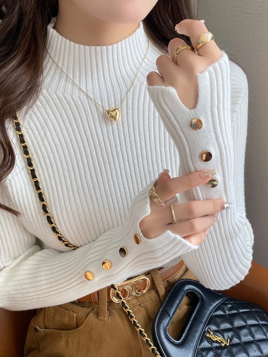 Malia Oversized Trui met Lange Mouwen Zacht Warm - StudioMarella