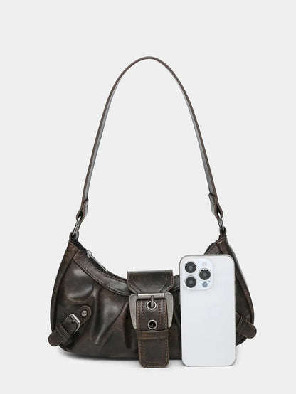 Retro Schoudertas met Studs Y2K Stijl