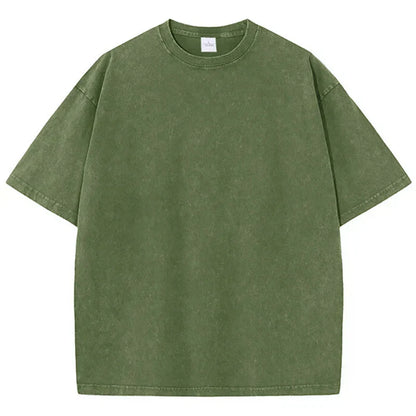 Vrouwen Oversized T-shirt Vintage Look Zomerse Stijl