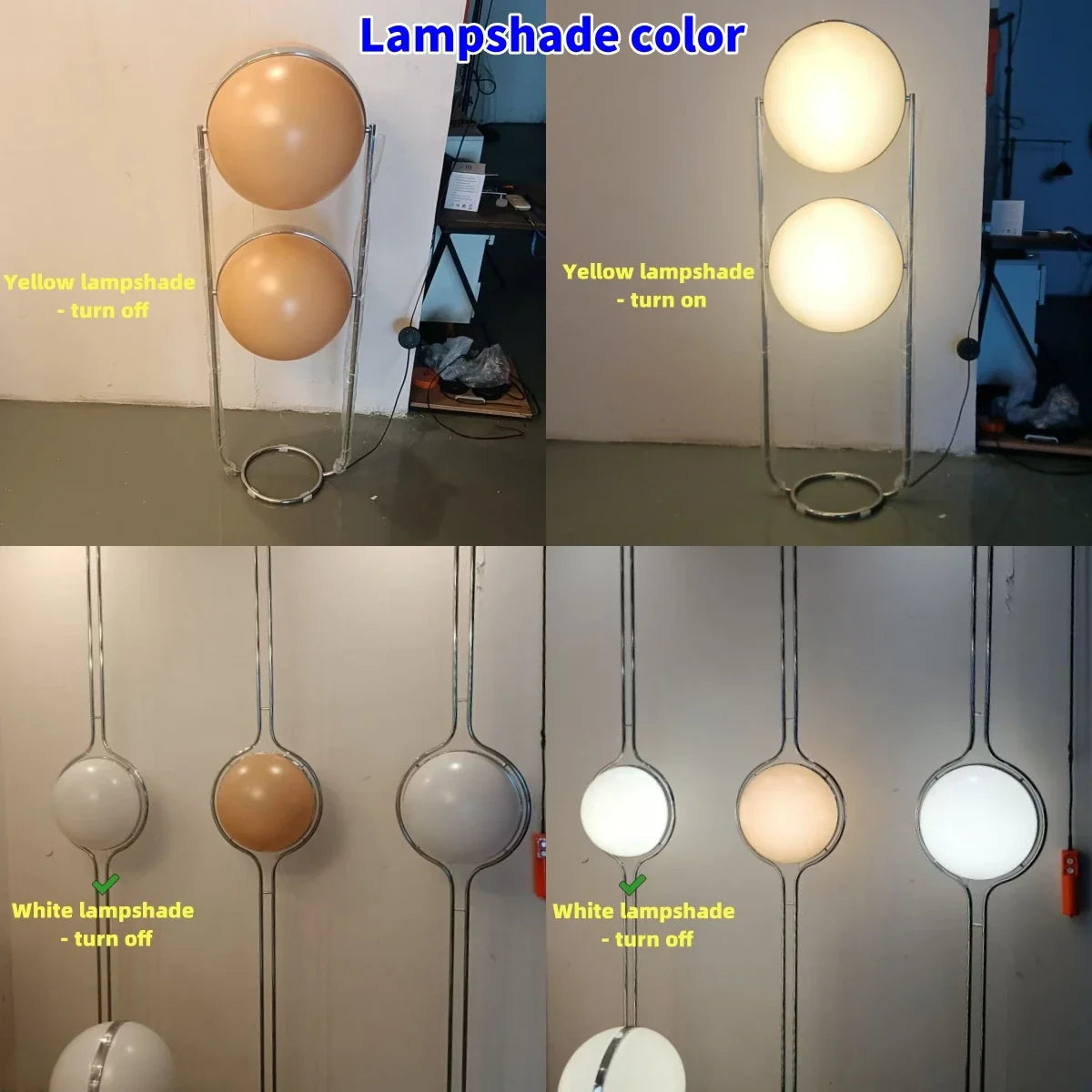 Vloerlamp Bol Wit Acryl Chroom Metaal Art Deco Design E27 LED