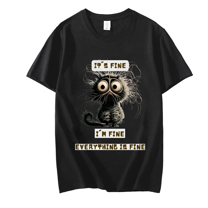 Grappige Katten T-shirt voor Dames en Heren