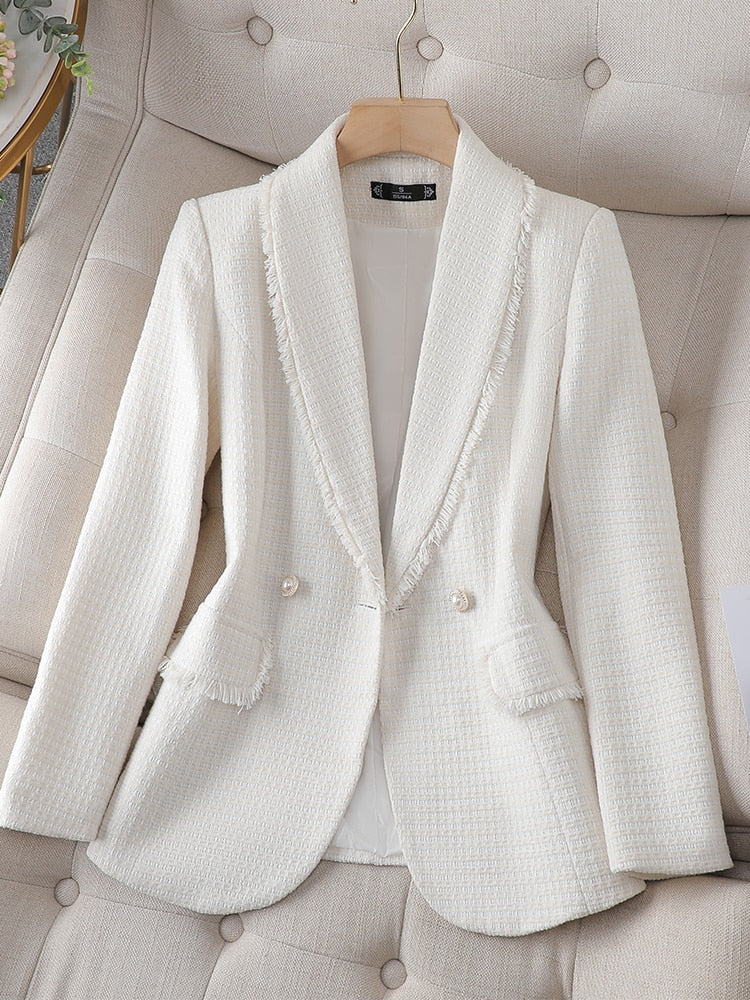 Elegante Blazer voor Dames Slim Fit Design