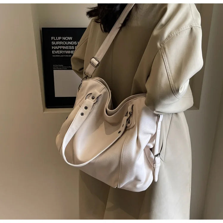 Grote Handtas voor Dames Soepel Leer Look