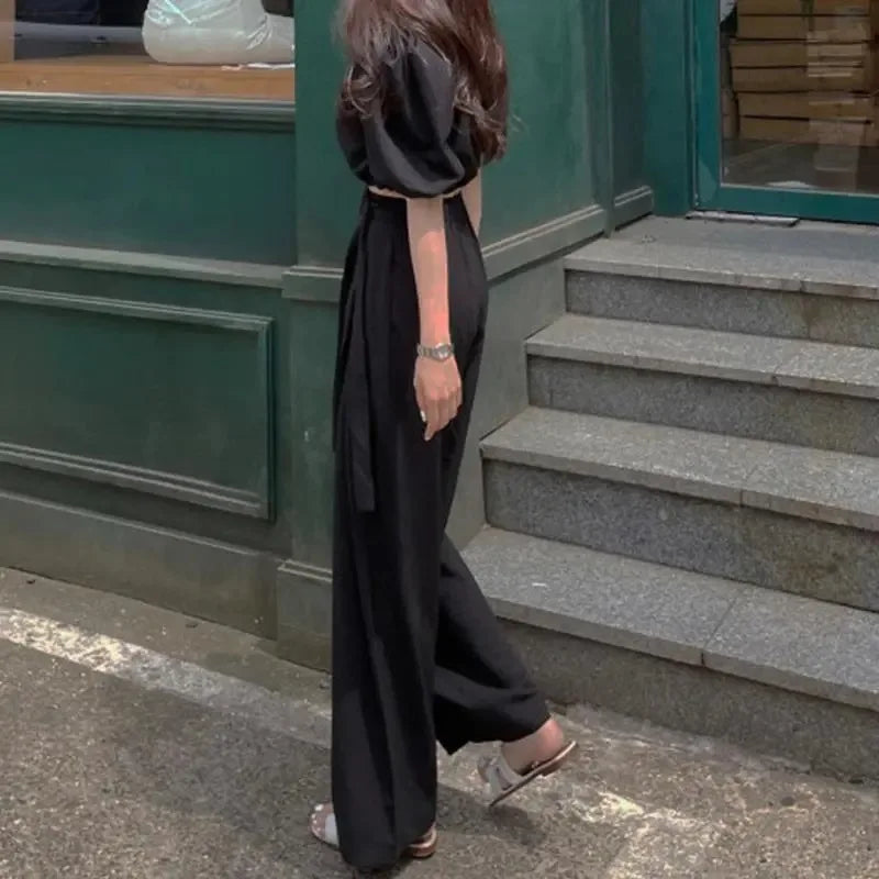 Elegante Kanten Plooibroek voor Vrouw