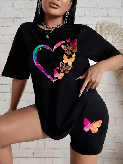 Vrouwelijke Jurk Broek Combo Tweedelig Set