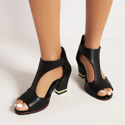 Comfort Sandalen met Glimmende Bergen Design