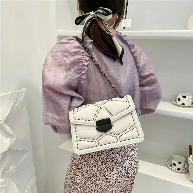 Retro Schoudertas Riviera Stijl Leer