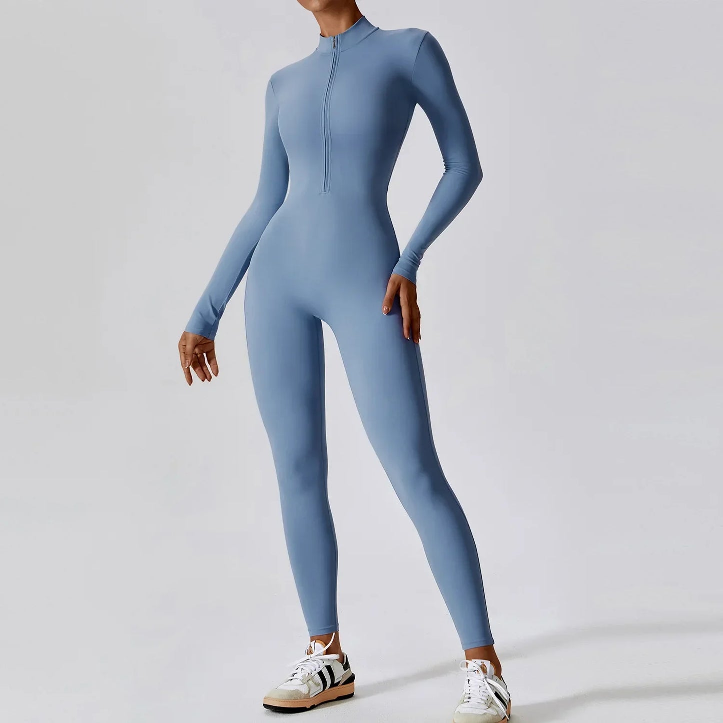 Jumpsuit Vrouw Sportief Naadloos Comfortabel