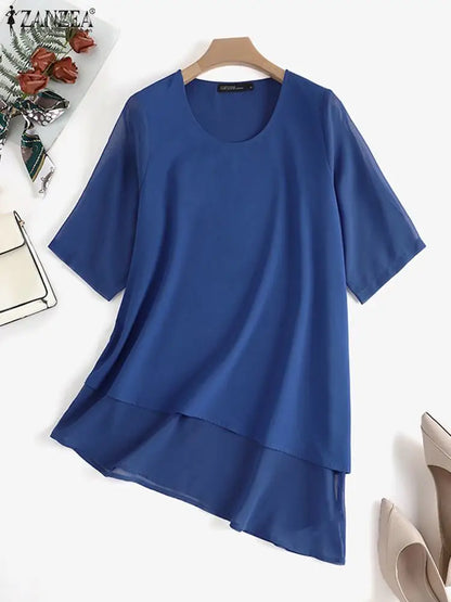 Vrouwen Blouse Lacey Kanten Jurkje
