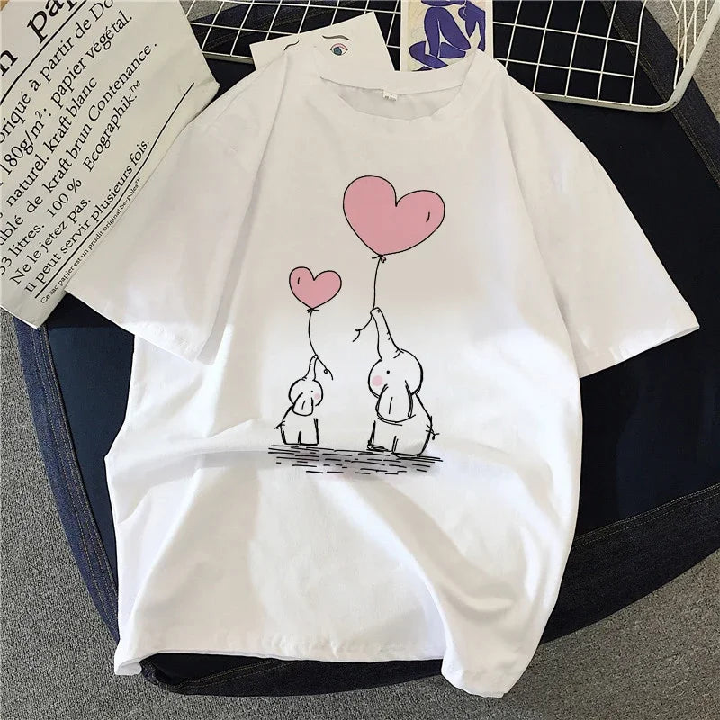Katten T-Shirt Grappig Kat Penseel Design