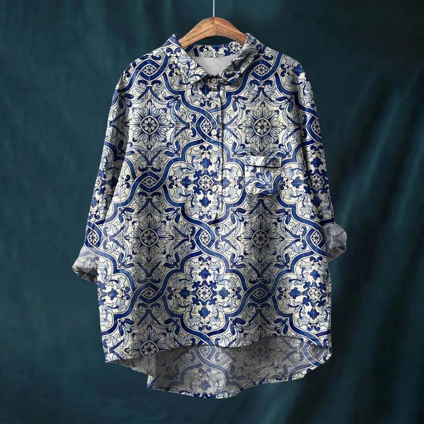 Variant image for Liesa | Camicia Floreale - 100% Cotone, Elegante e Versatile-19
