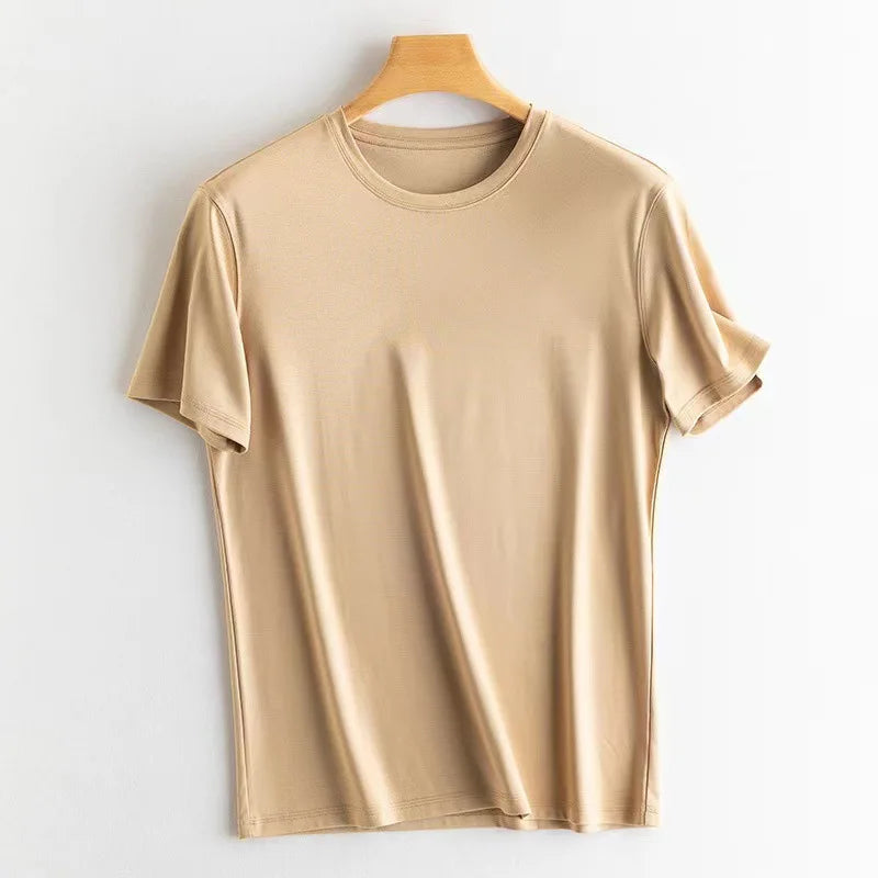 Elegante Zijden Overhemd voor Mannen