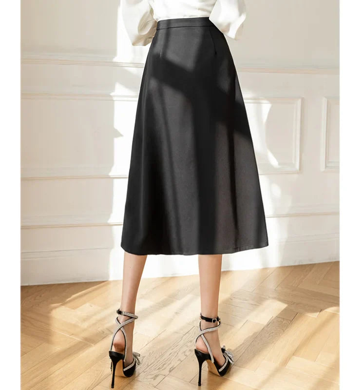 Elegante Plissé Rok Luxe Stijl