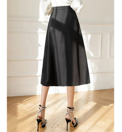 Elegante Plissé Rok Luxe Stijl