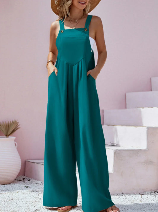 Vrouwelijke Zomer Jumpsuit Wijd en Comfortabel - StudioMarella