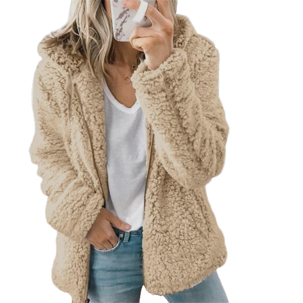 Dames Hooded Jacket Warm en Casual