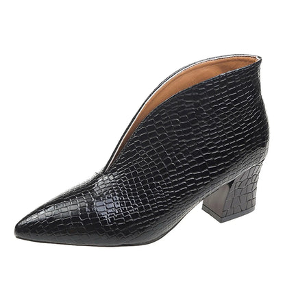 Hoge Hak Enkellaarsjes Elegante Stijl