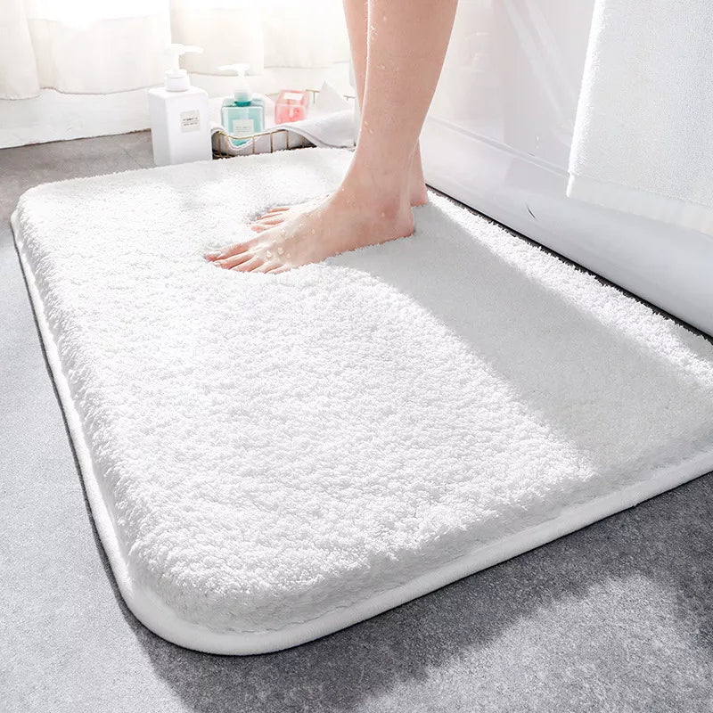 Badmat Microvezel Dik 40x60 50x80 60x90 cm Grijs Badkamer Antislip Absorberend Zachte Badkamermat Wasbaar Douchemat