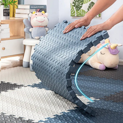 Vloerkleed Kinderkamer Speelmat EVA Foam Puzzelmat 30x30cm Interlock 16 Stuks