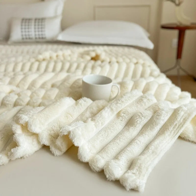 Sansoti Flanellen Dekbedovertrek 240x220 cm | Zacht Fleece & Dubbelzijdig | Luxe Hotelcomfort