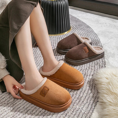 Sandalen voor Binnen met Antislip Zool van Katoen voor Dames