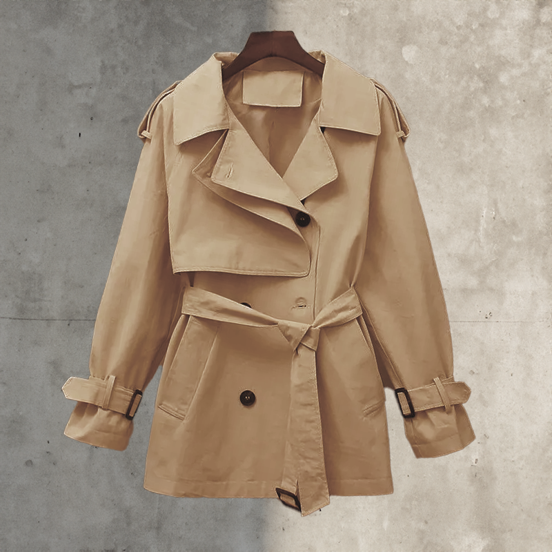 Trenchcoat Dames Klassieke Stijl Waterdicht
