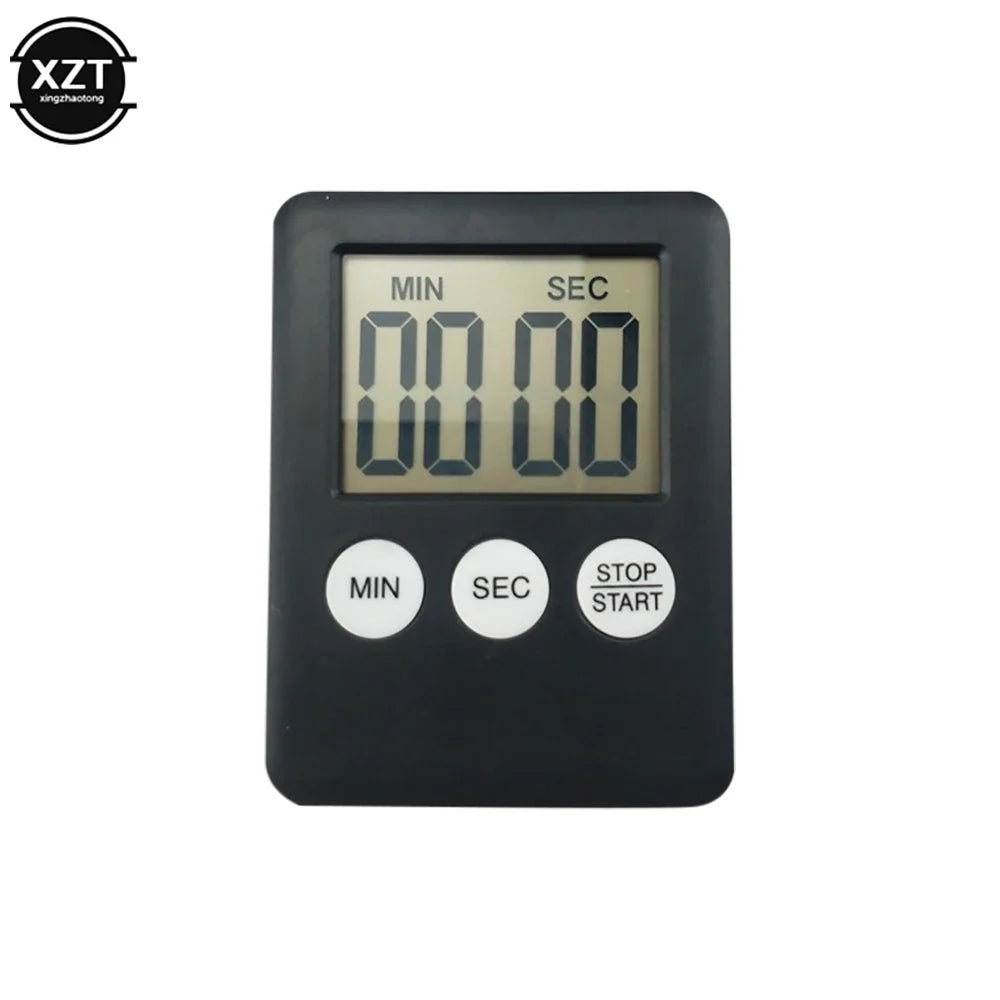 Digitale Keukentimer Magneet LCD Kompakt Keuken Aftellen Countdown Timer Eieren Pasta Koken
