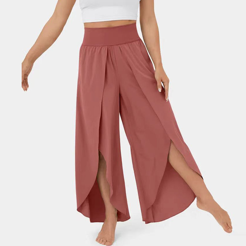 Wijde Vrouwelijke Broek Comfortabele Zomerpijpen