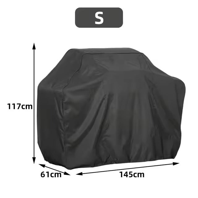 Weerbestendige Barbecue Hoes 145-190cm Beschermhoes Waterdicht BBQ Grill Afdekking Winterbescherming UV-bestendig Regenhoes Sneeuwbescherming