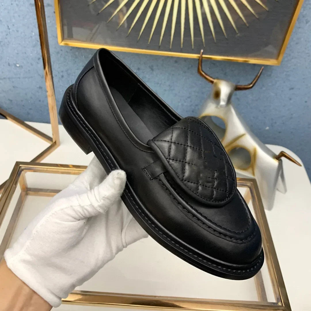 Dames Leren Schoenen Vintage Stijl Retro Look