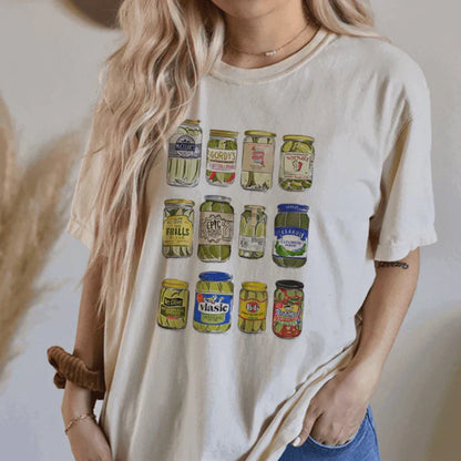 Klassieke Dames T-shirt Vintage Stijl