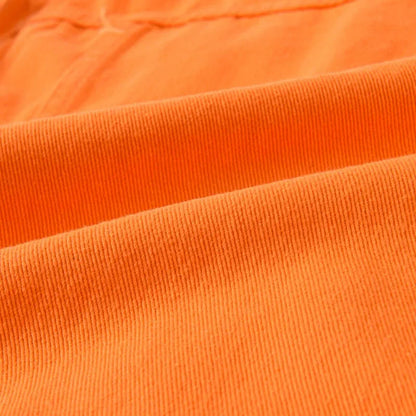 Denim Jas Heren Oranje Losse Fit Casual