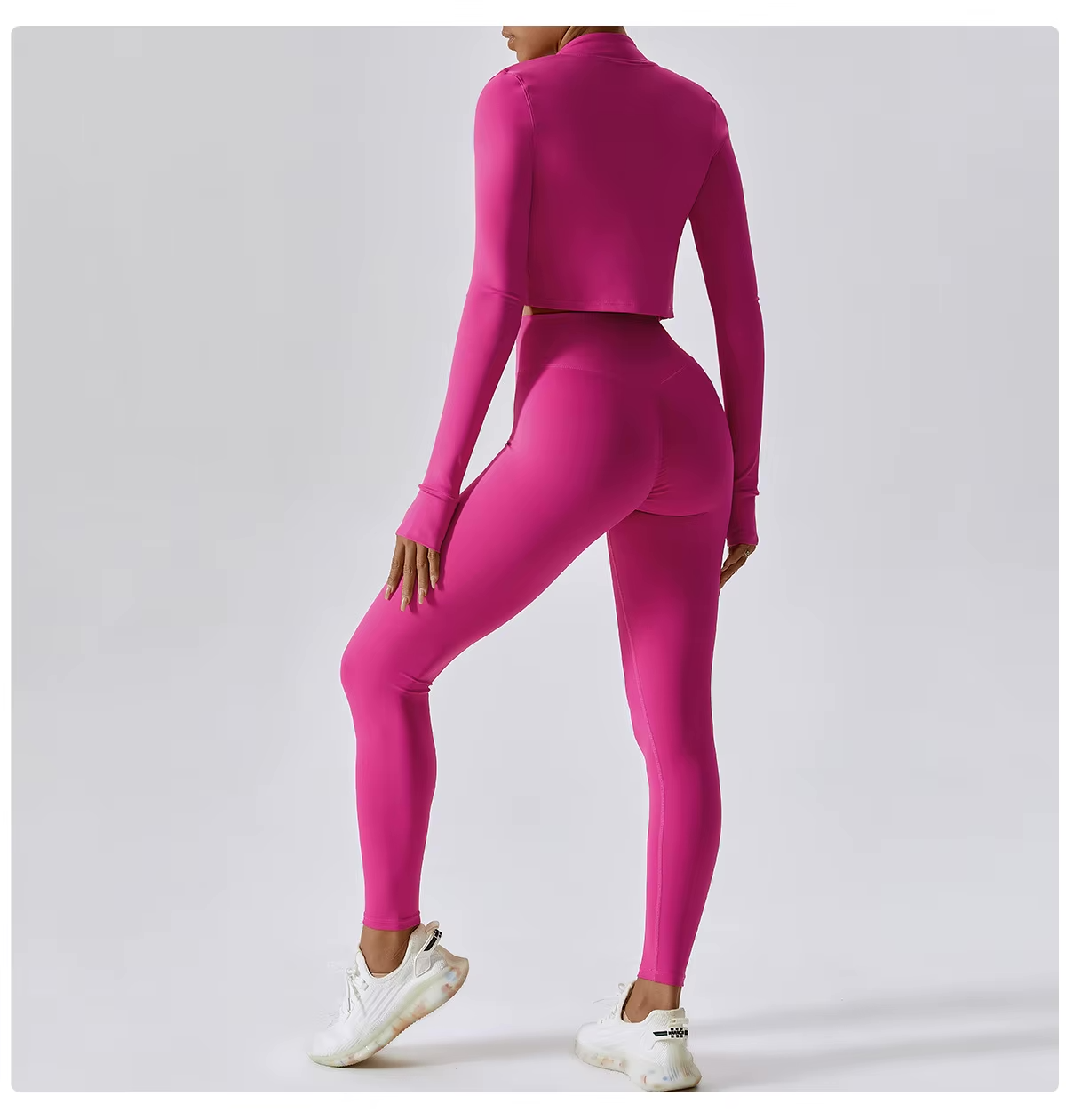 Vrouwensportset Naadloos Ademend Sport Legging