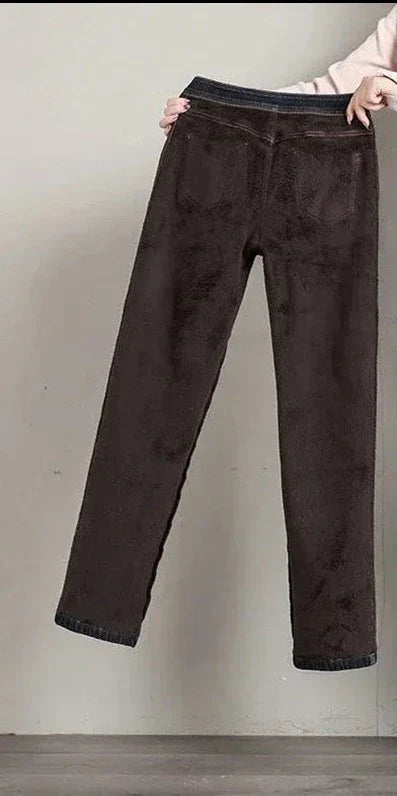 Warme Fleece Jeans voor Winter