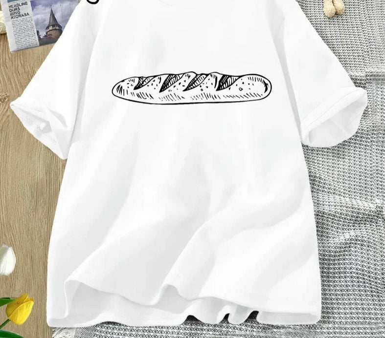 Zomer T-shirt voor Dames Luminous Chic Stijl