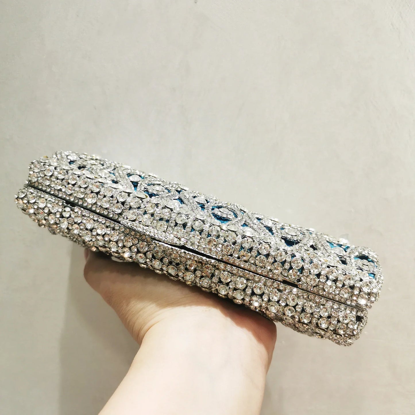 Blauwe Clutch Hemelsblauw Luxe Design