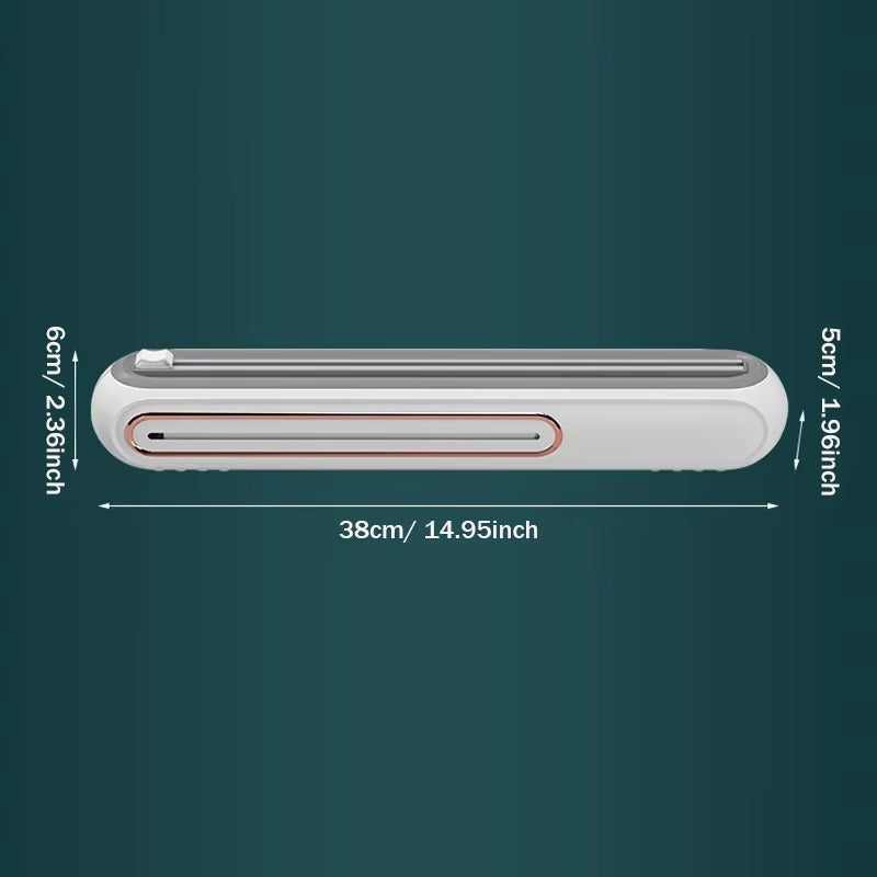 Magnetische Foliedispenser voor Keuken – Compact met Geïntegreerde Snijder – BPA-vrij Kunststof