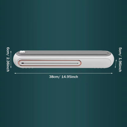 Magnetische Foliedispenser voor Keuken – Compact met Geïntegreerde Snijder – BPA-vrij Kunststof