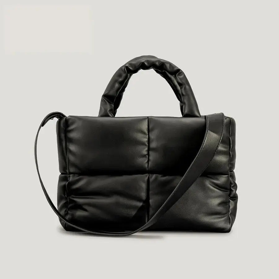 Gevoerde Puffer Schoudertas Trendy Dames Tas - StudioMarella