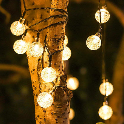 Zonne-energie Fonkelende Tuinverlichting 10 Meter LED Snoer Waterdicht IP65 Buitenverlichting Sfeerlampen voor Tuin Terras en Balkon