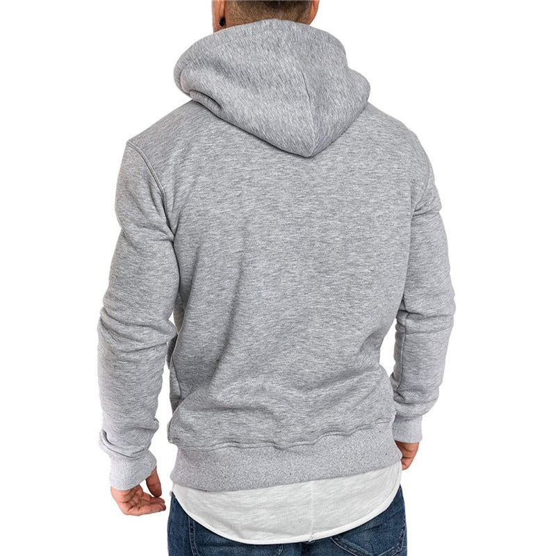 Heren Hoodie Zacht Casual met Buidelzak voor Dagelijks Gebruik