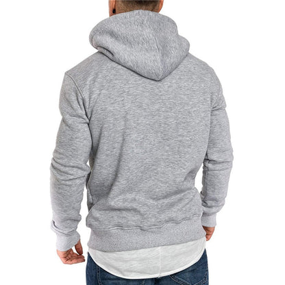 Heren Hoodie Zacht Casual met Buidelzak voor Dagelijks Gebruik