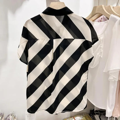 Zomer Polo Heren Casual Katoen Lichtblauw