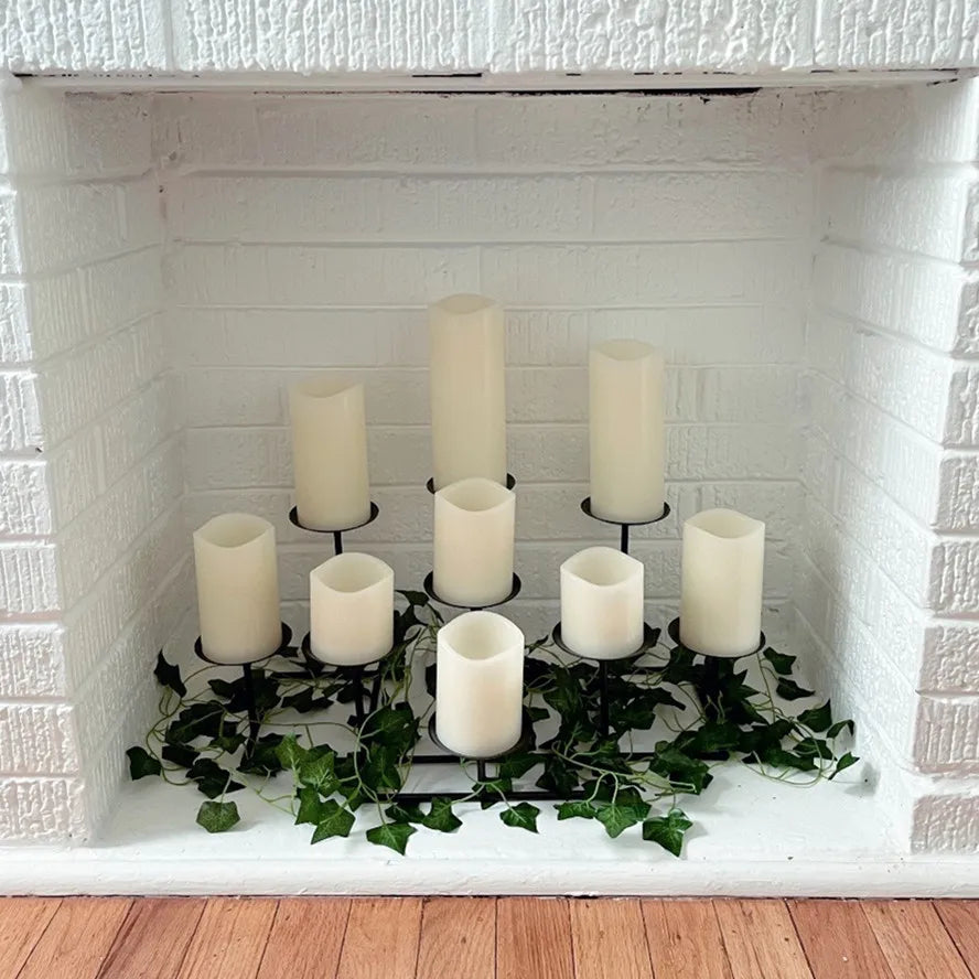 LED Kaarsen zonder Vlam - Decoratieve LED Kaarsen met Smelteffect - Sfeerverlichting op Batterijen - Vlamloze Kaars voor Veilige Decoratie