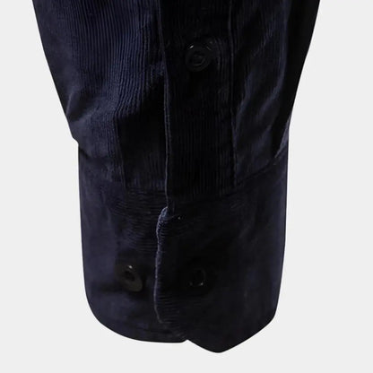 Elegante Overhemd voor Mannen Donker Blauw