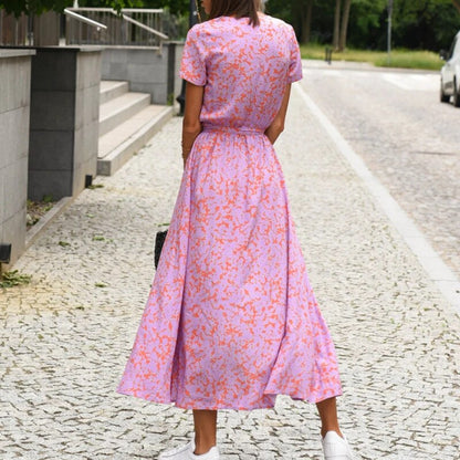 Dames Jurk Bloemenprint Lente Zomer Collectie