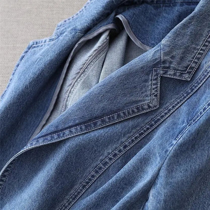 Blazer voor Dames Modern Denim Jacket