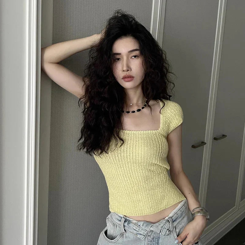 Vrouwelijke Zomer Tops Livia Couture Stijl